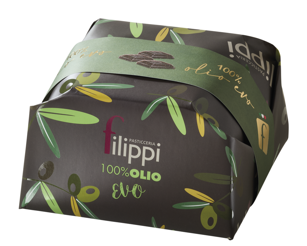 Pasticceria Filippi Dolce di Natale 100% olio EVO con Cioccolato 1000g
