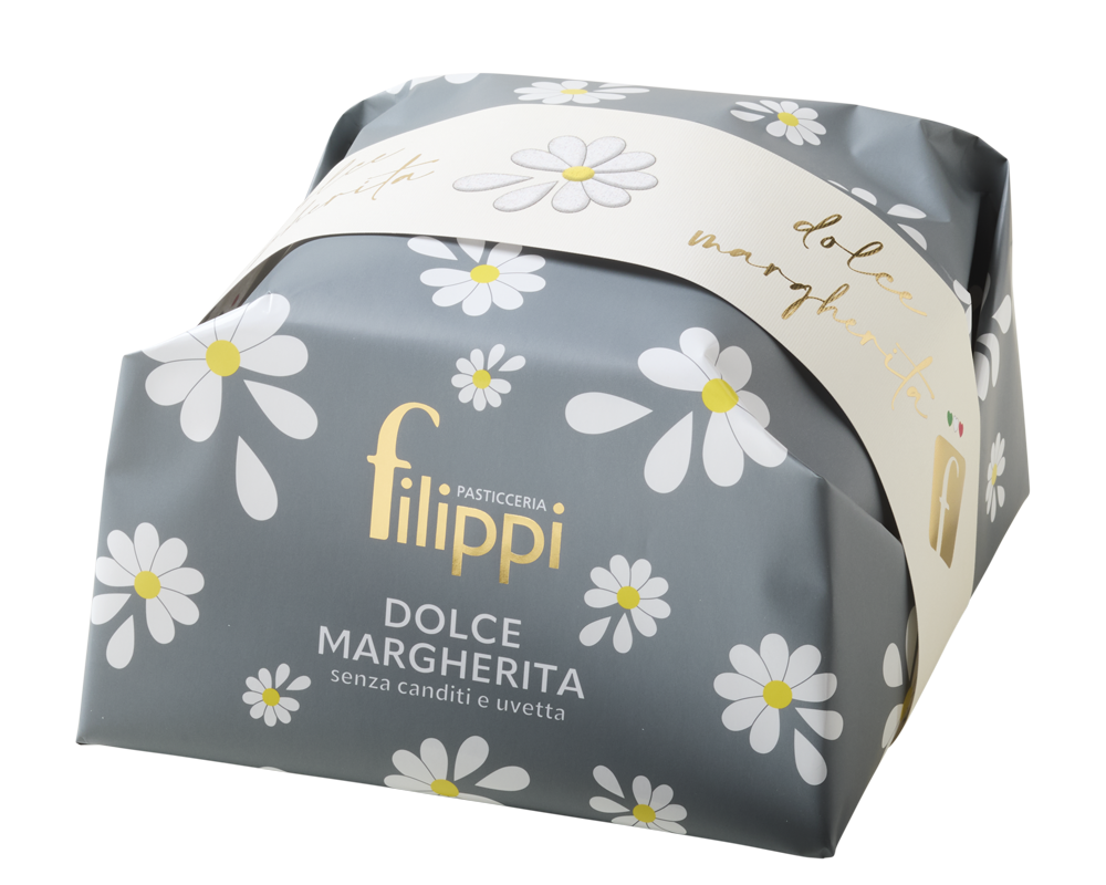 Pasticceria Filippi Dolce MARGHERITA 100% olio EVO senza canditi e uvetta 750g