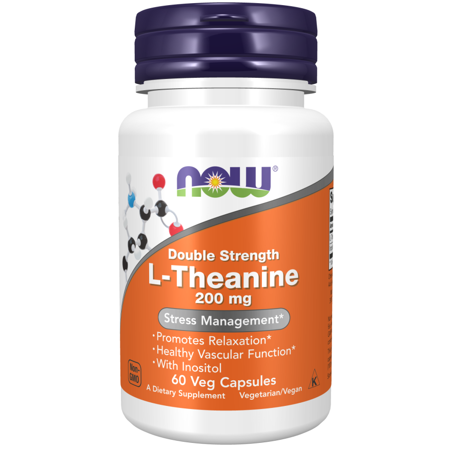 NOW Foods - L-Theanine (60 Kapsen)