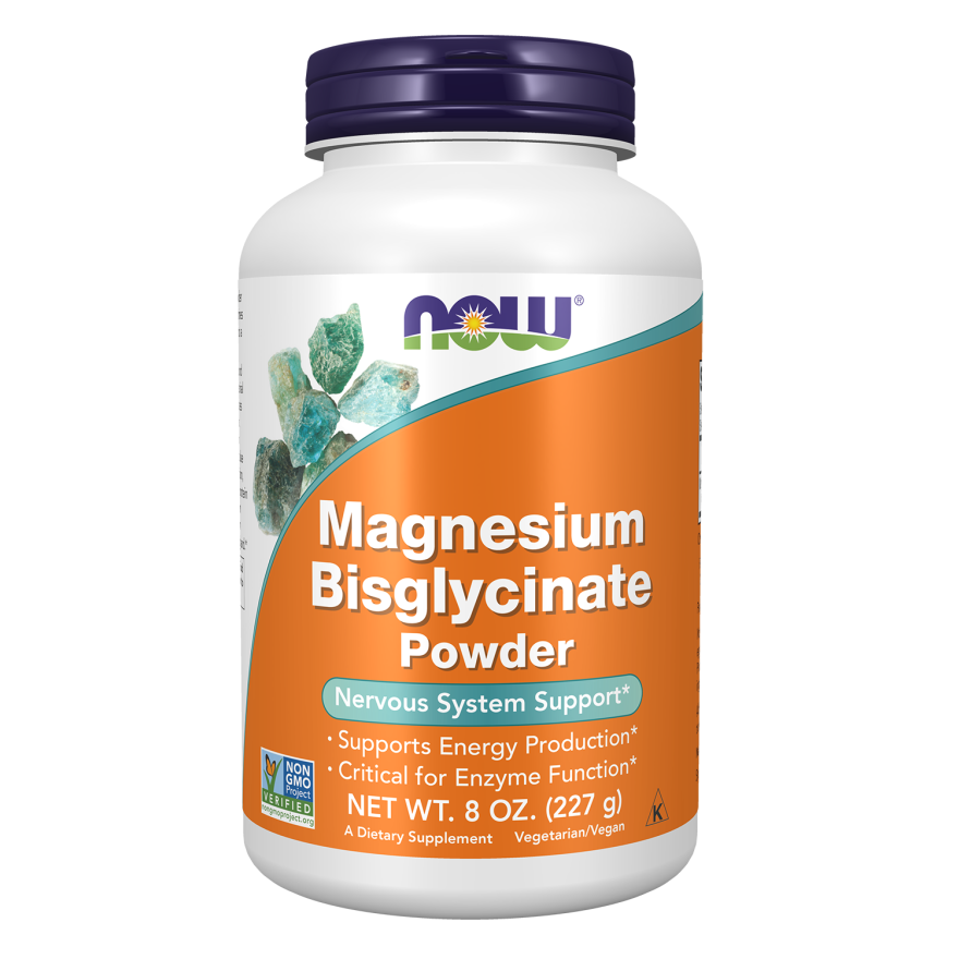 NOW Foods - Magnesium Bisglycinate (227g Pulver)