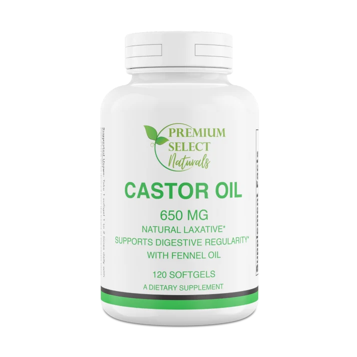 PSN - Castor Oil 650mg (120 Softgels)
