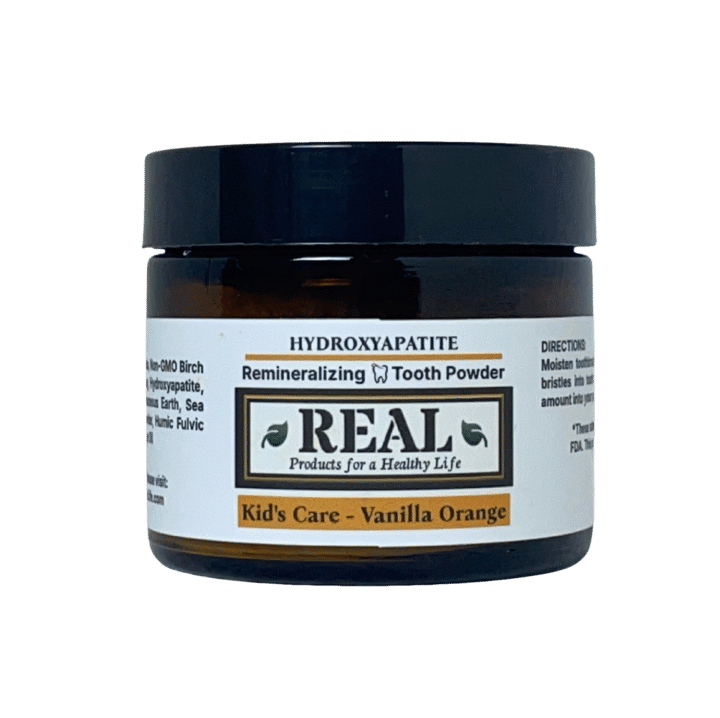 REAL - Kid's Care Vanilla Orange Tooth Powder 50g